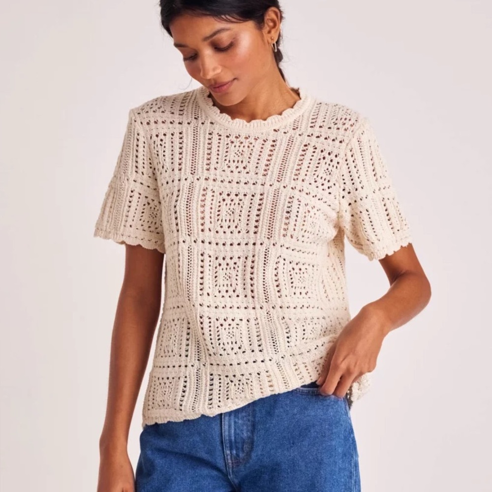 Balzac Paris Crochet Tee, sz M